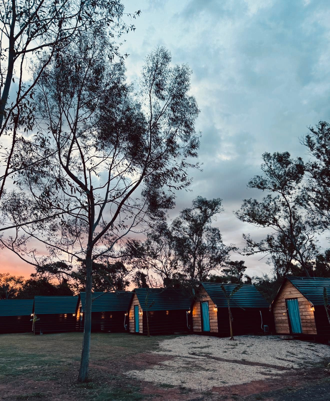 Chalés privativos com vista para a natureza